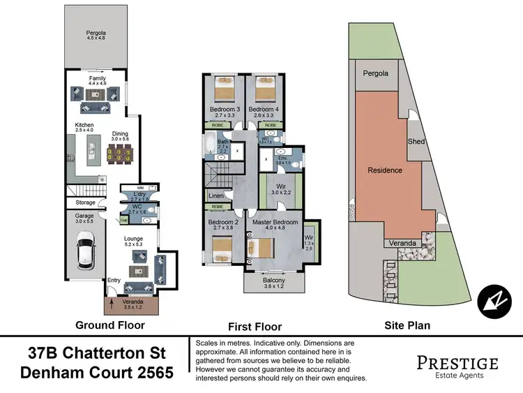 Floorplan of Homely house listing, 37b Chatterton Street, Denham Court NSW 2565