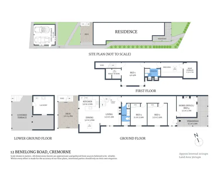 Floorplan of Homely house listing, 12 Benelong Road, Cremorne NSW 2090