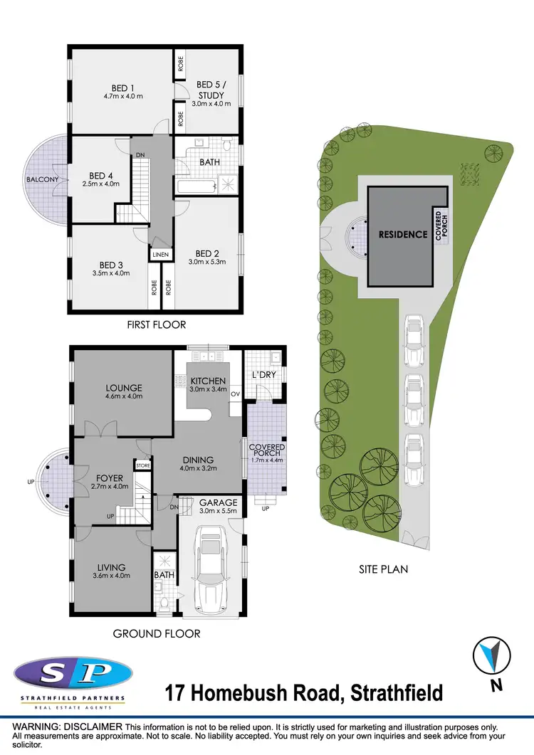 Floorplan of Homely house listing, 17 Homebush Road, Strathfield NSW 2135