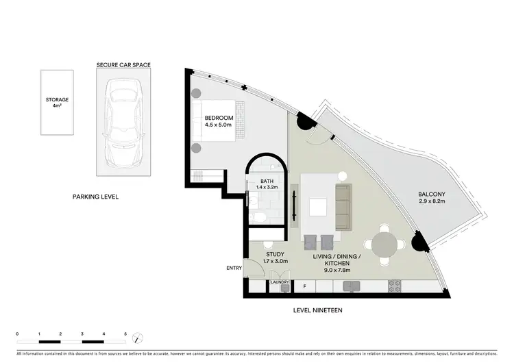 Floorplan of Homely apartment listing, 1907/129 Harrington Street, Sydney NSW 2000