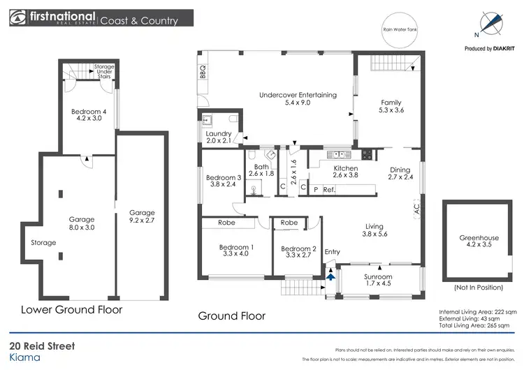 Floorplan of Homely house listing, 20 Reid Street, Kiama NSW 2533