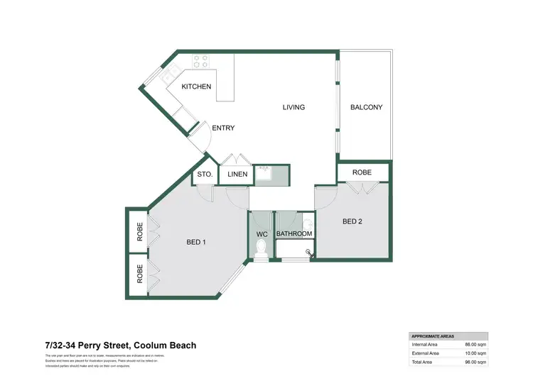 Floorplan of Homely unit listing, 7/32-34 Perry Street, Coolum Beach QLD 4573