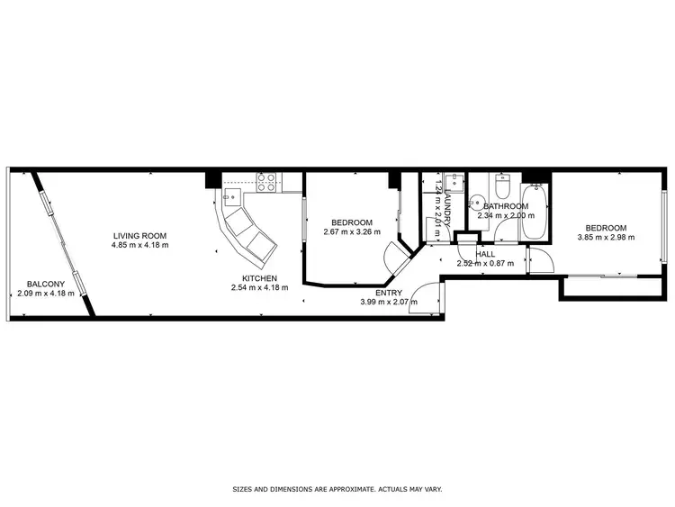 Floorplan of Homely unit listing, 22/233-237 Esplanade, Cairns North QLD 4870