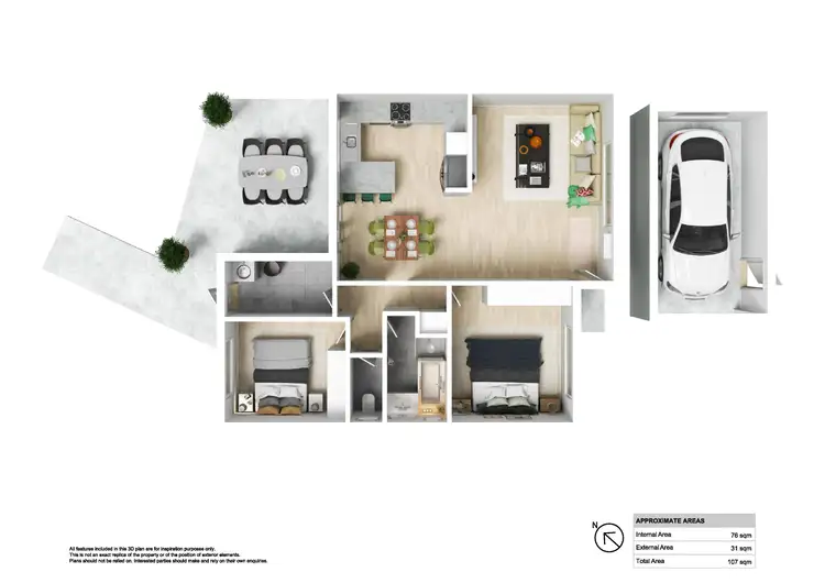 Floorplan of Homely unit listing, 1/212 Denison Street, Broadmeadow NSW 2292