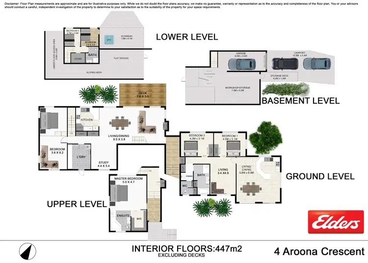 Floorplan of Homely house listing, 4 Aroona Crescent, Bilambil NSW 2486
