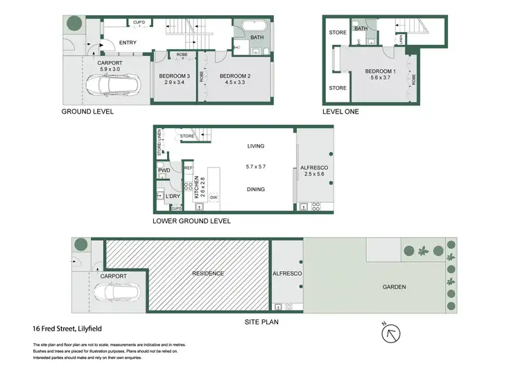 Floorplan of Homely house listing, 16 Fred Street, Lilyfield NSW 2040