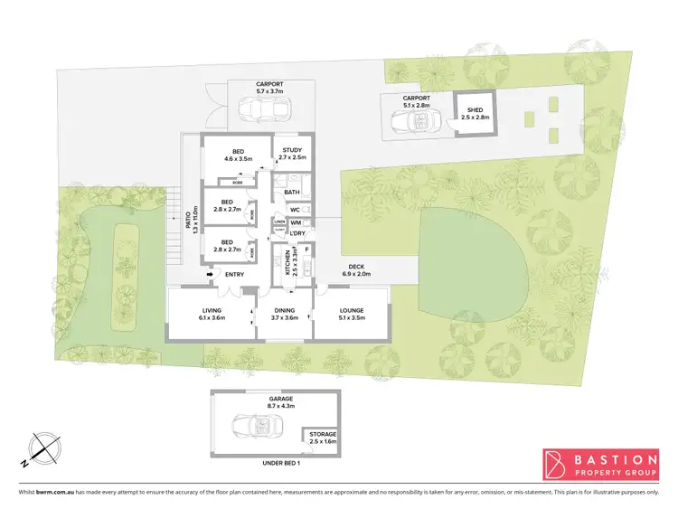 Floorplan of Homely house listing, 38 Dalley Crescent, Latham ACT 2615