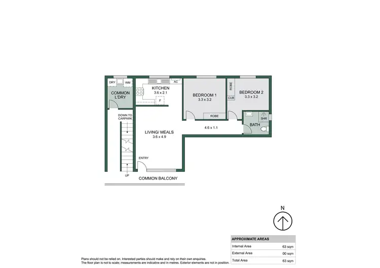 Floorplan of Homely unit listing, 7/50 Adelphi Crescent, Glenelg North SA 5045