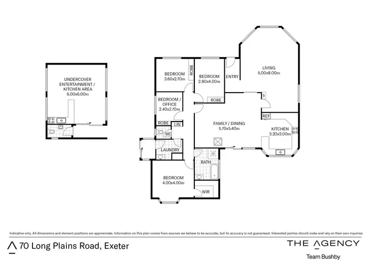 Floorplan of Homely house listing, 70 Long Plains Road, Exeter TAS 7275