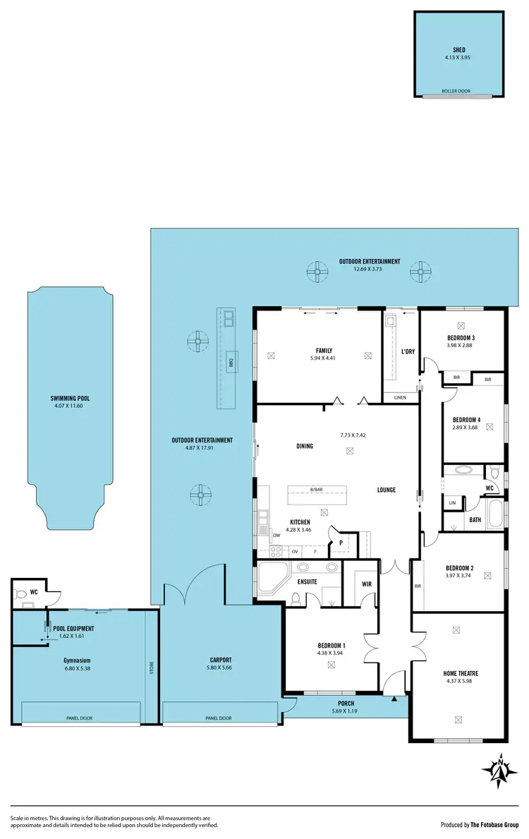 Floorplan of Homely house listing, 10 Meadow Bank Way, Aldinga Beach SA 5173