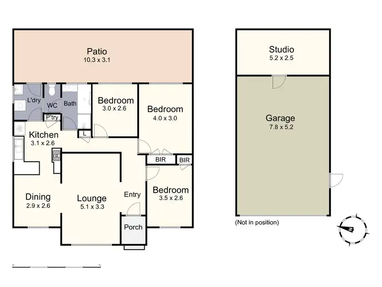 Floorplan of Homely house listing, 9 Meadow Lane, Ferntree Gully VIC 3156