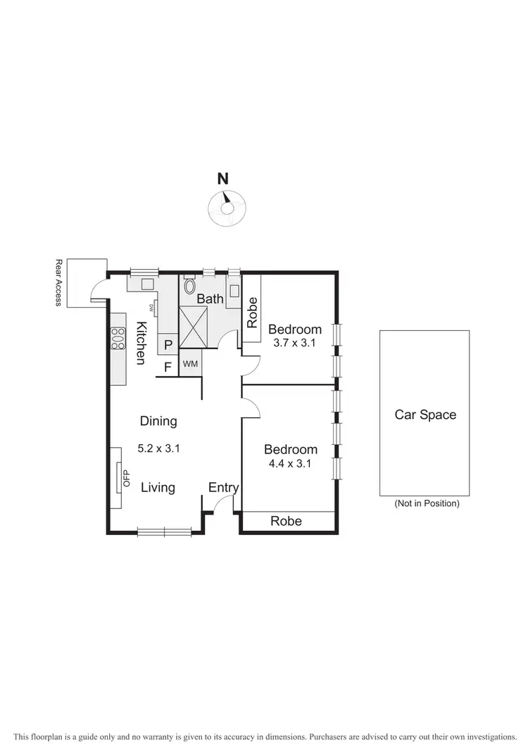 Floorplan of Homely apartment listing, 5/38 Kingsley Street, Elwood VIC 3184