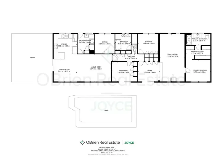Floorplan of Homely house listing, 34 Colson Drive, Wangaratta South VIC 3678