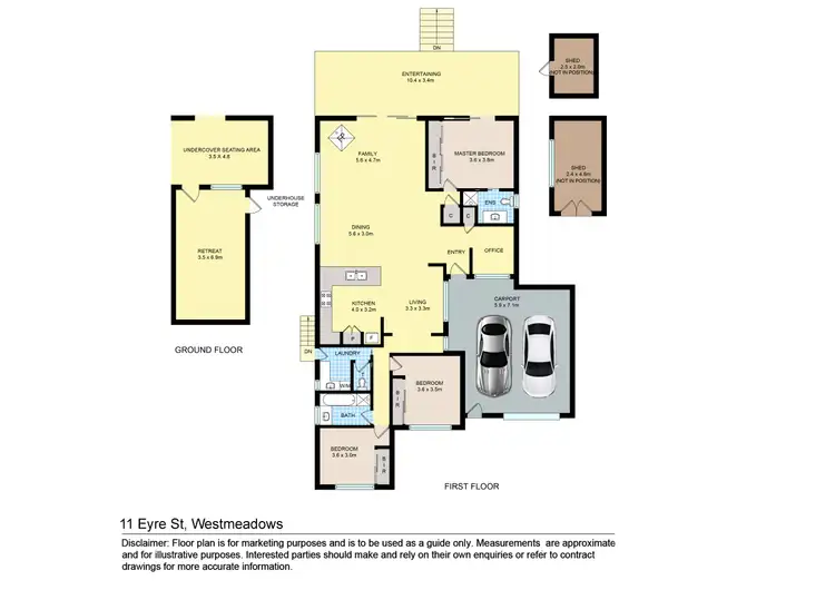Floorplan of Homely house listing, 11 Eyre Street, Westmeadows VIC 3049
