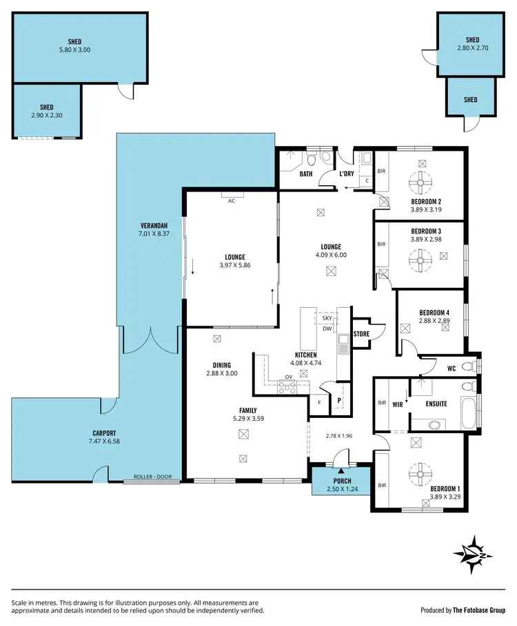 Floorplan of Homely house listing, 4 Mercedes Avenue, Hallett Cove SA 5158