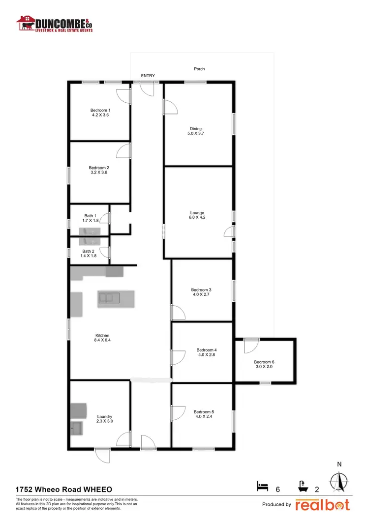 Floorplan of Homely rural property listing, 1752 Wheeo Road, Crookwell NSW 2583