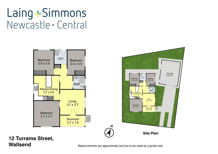 Floorplan of Homely house listing, 12 Turrama Street, Wallsend NSW 2287
