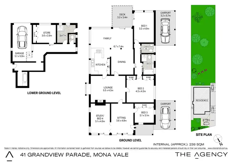 Floorplan of Homely house listing, 41 Grandview Parade, Mona Vale NSW 2103