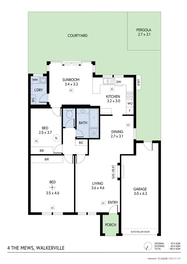 Floorplan of Homely house listing, 4 The Mews, Walkerville SA 5081