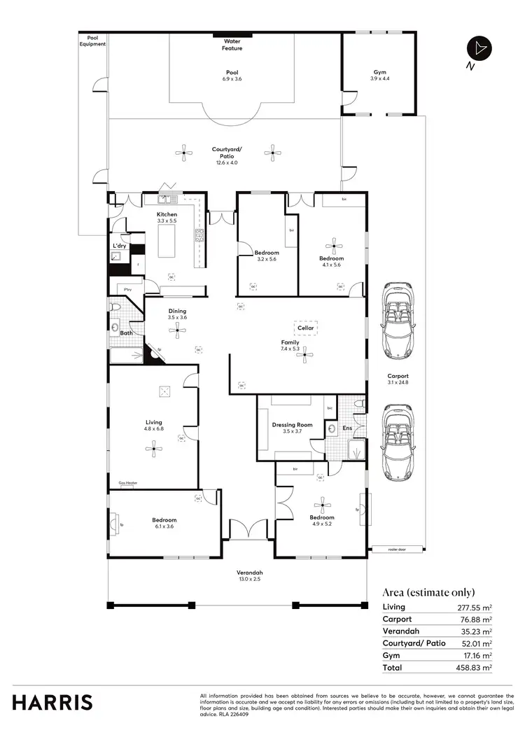 Floorplan of Homely house listing, 54 Augusta Street, Glenelg East SA 5045