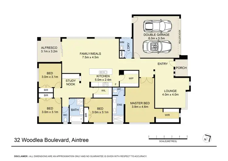 Floorplan of Homely house listing, 32 Woodlea Boulevard, Aintree VIC 3336