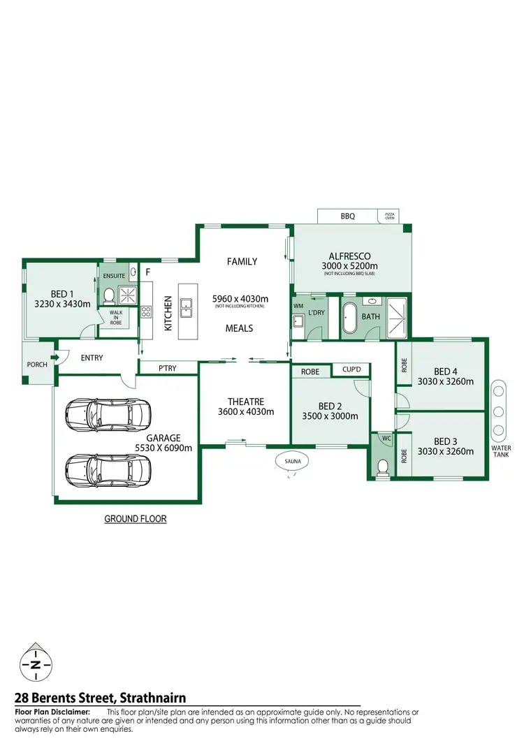 Floorplan of Homely house listing, 28 Berents Street, Strathnairn ACT 2615