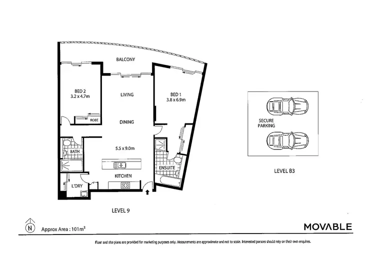 Floorplan of Homely unit listing, 904/316 Charlestown Road, Charlestown NSW 2290