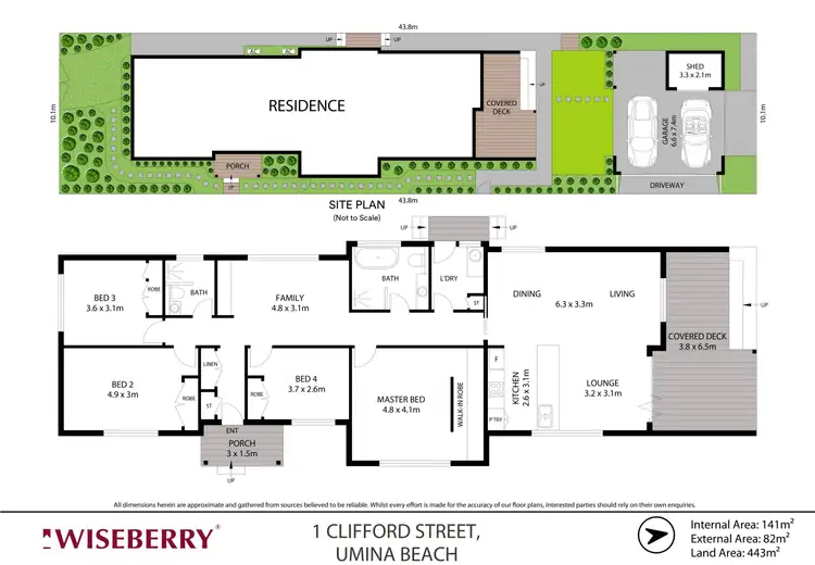 Floorplan of Homely house listing, 1 Clifford Street, Umina Beach NSW 2257