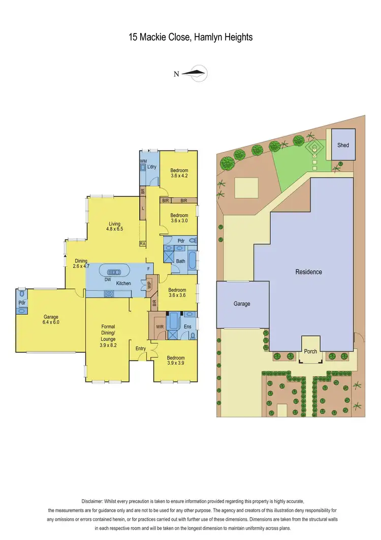 Floorplan of Homely house listing, 15 Mackie Close, Hamlyn Heights VIC 3215