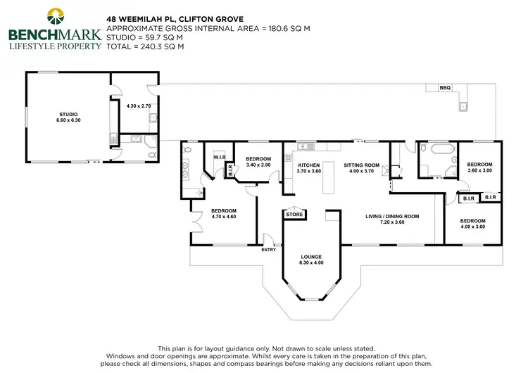 Floorplan of Homely house listing, 48 Weemilah Place, Orange NSW 2800