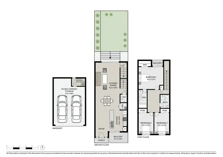 Floorplan of Homely townhouse listing, 7/68 Hassall Street, Parramatta NSW 2150