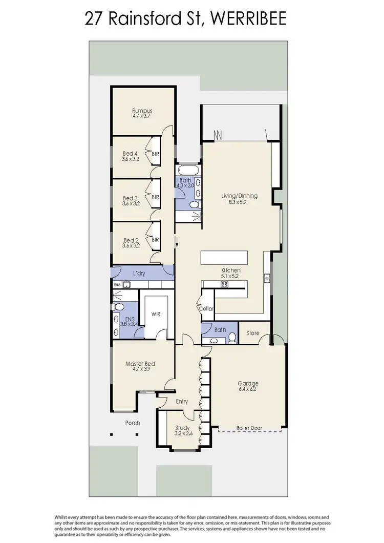 Floorplan of Homely house listing, 27 Rainsford Street, Werribee VIC 3030