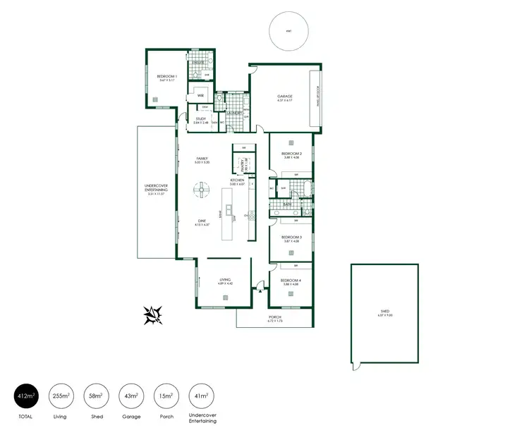 Floorplan of Homely house listing, 2A Fulford Terrace, Littlehampton SA 5250