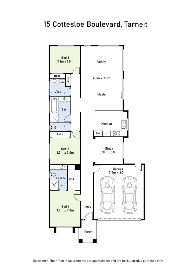 Floorplan of Homely house listing, 15 Cottesloe Boulevard, Tarneit VIC 3029