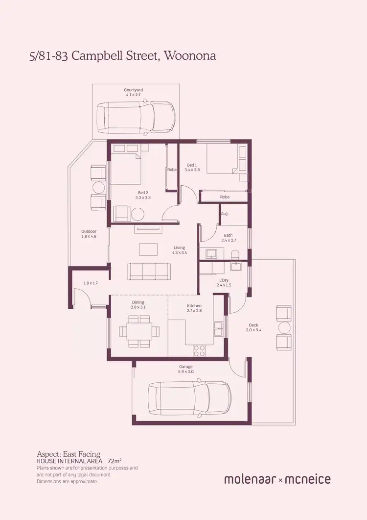 Floorplan of Homely villa listing, 5/81-83 Campbell Street, Woonona NSW 2517
