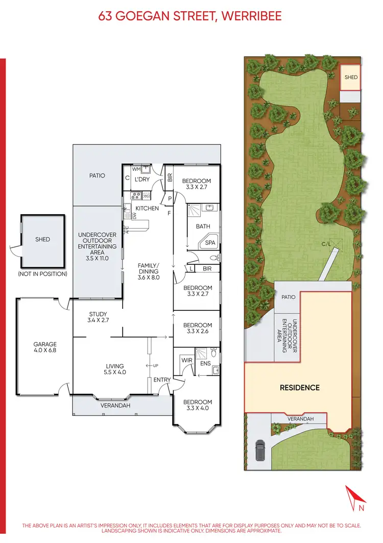 Floorplan of Homely house listing, 63 Goegan Street, Werribee VIC 3030
