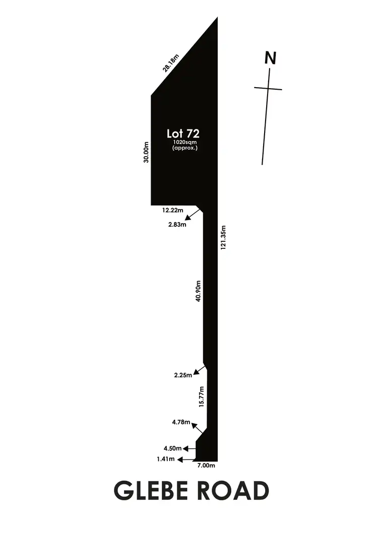 Floorplan of Homely land listing, Lot 72 Glebe Road, Balhannah SA 5242