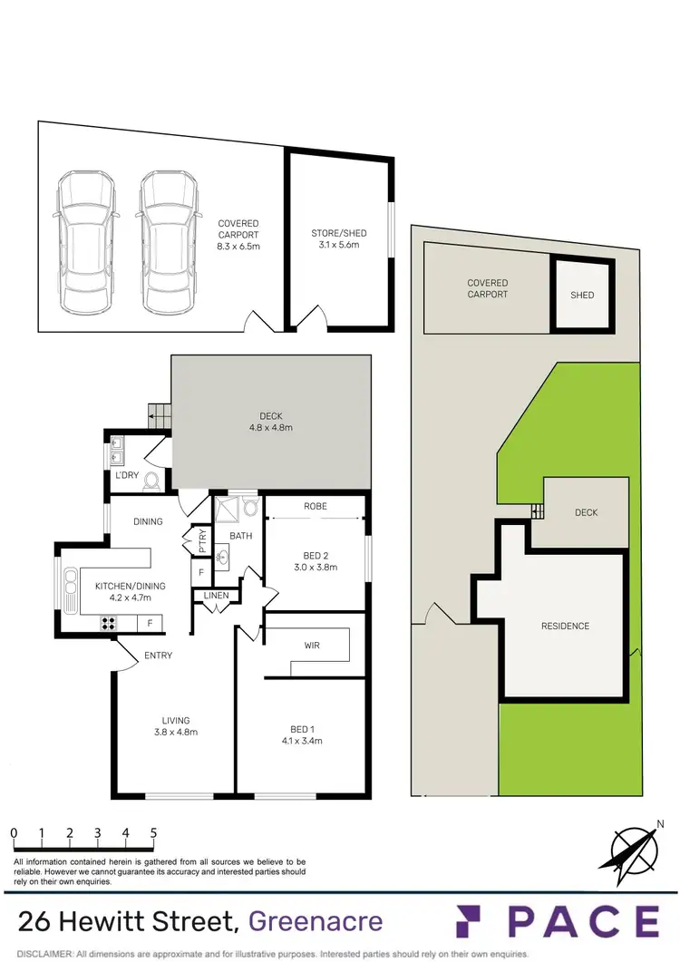 Floorplan of Homely house listing, 26 Hewitt Street, Greenacre NSW 2190