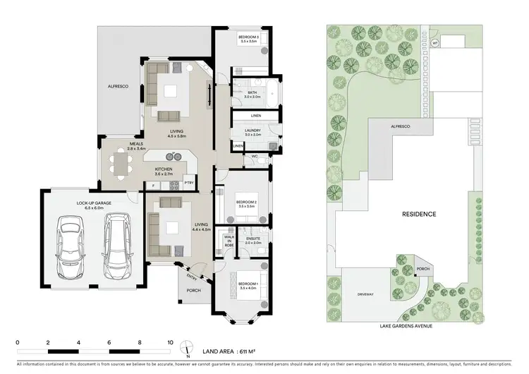 Floorplan of Homely house listing, 61 Lake Gardens Avenue, Lake Gardens VIC 3355