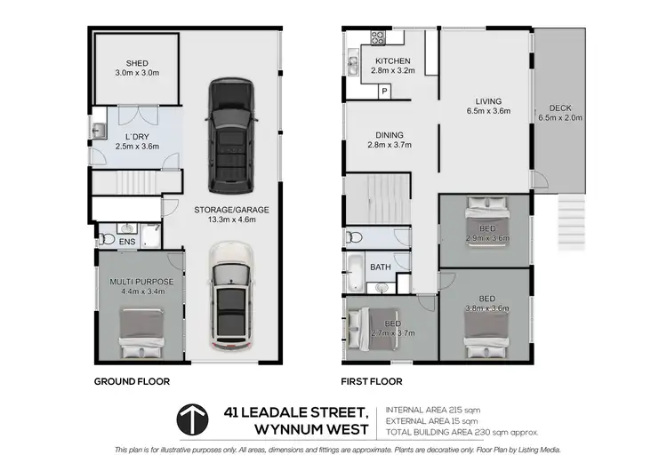 Floorplan of Homely house listing, 41 Leadale Street, Wynnum West QLD 4178