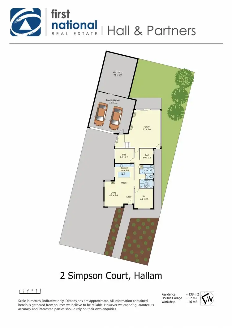 Floorplan of Homely house listing, 2 Simpson Court, Hallam VIC 3803