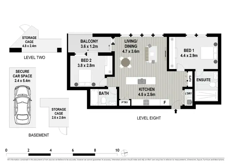 Floorplan of Homely apartment listing, 803/1 Boys Avenue, Blacktown NSW 2148