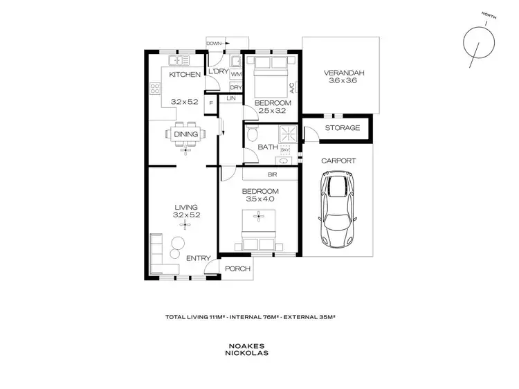 Floorplan of Homely unit listing, 22/25 McMahon Road, Morphett Vale SA 5162