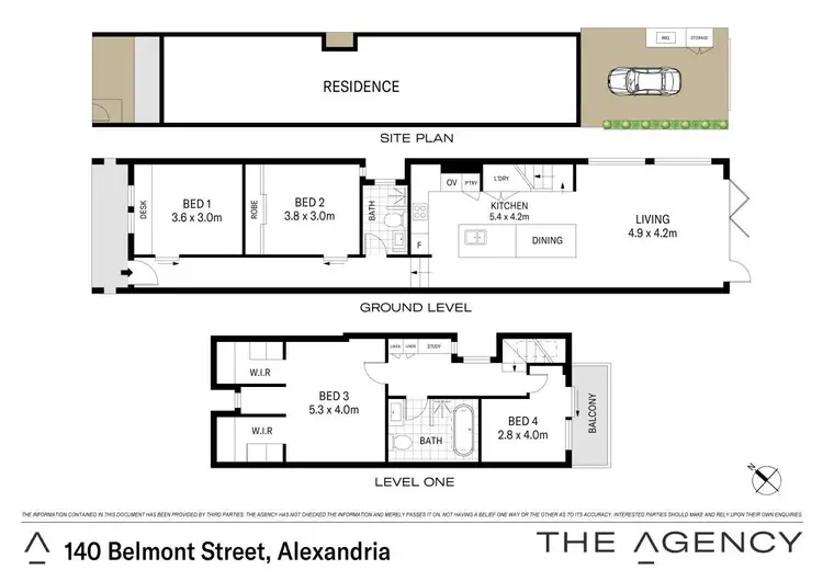 Floorplan of Homely house listing, 140 Belmont Street, Alexandria NSW 2015