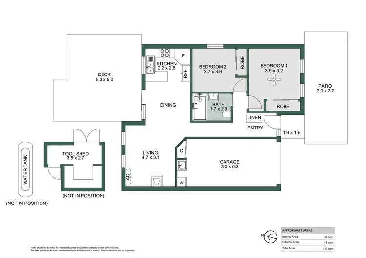 Floorplan of Homely unit listing, 2/37 Evans Street, Cessnock NSW 2325