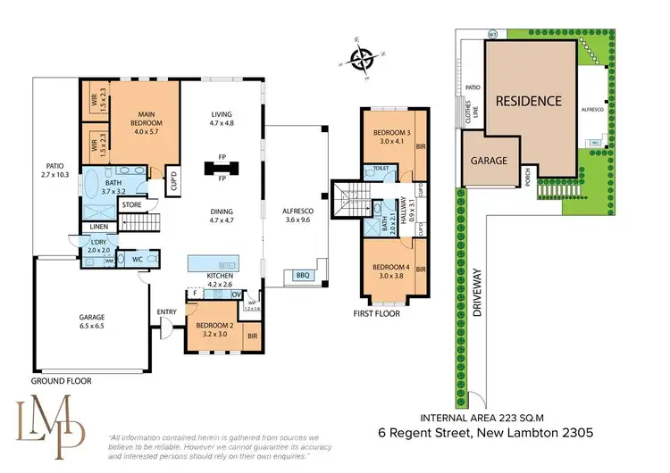 Floorplan of Homely house listing, 6 Regent Street, New Lambton NSW 2305
