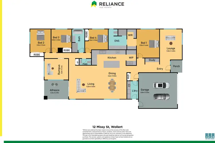 Floorplan of Homely house listing, 12 Missy Street, Wollert VIC 3750