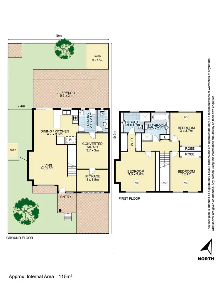 Floorplan of Homely townhouse listing, 16 St Pauls Way, Blacktown NSW 2148