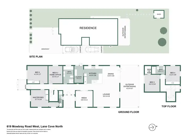 Floorplan of Homely house listing, 619 Mowbray Road, Lane Cove NSW 2066