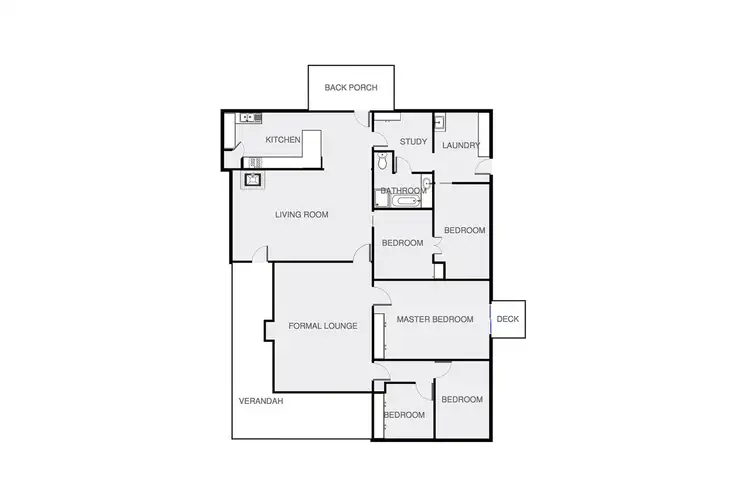 Floorplan of Homely house listing, 53 Konnung Avenue, Red Cliffs VIC 3496